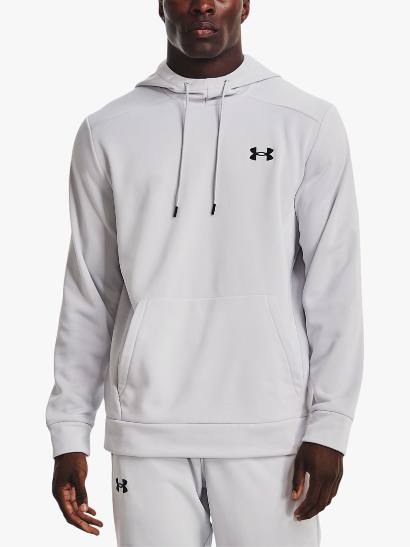 Under Armour Armour Fleece® Hoodie, Halo at John Lewis & Partners