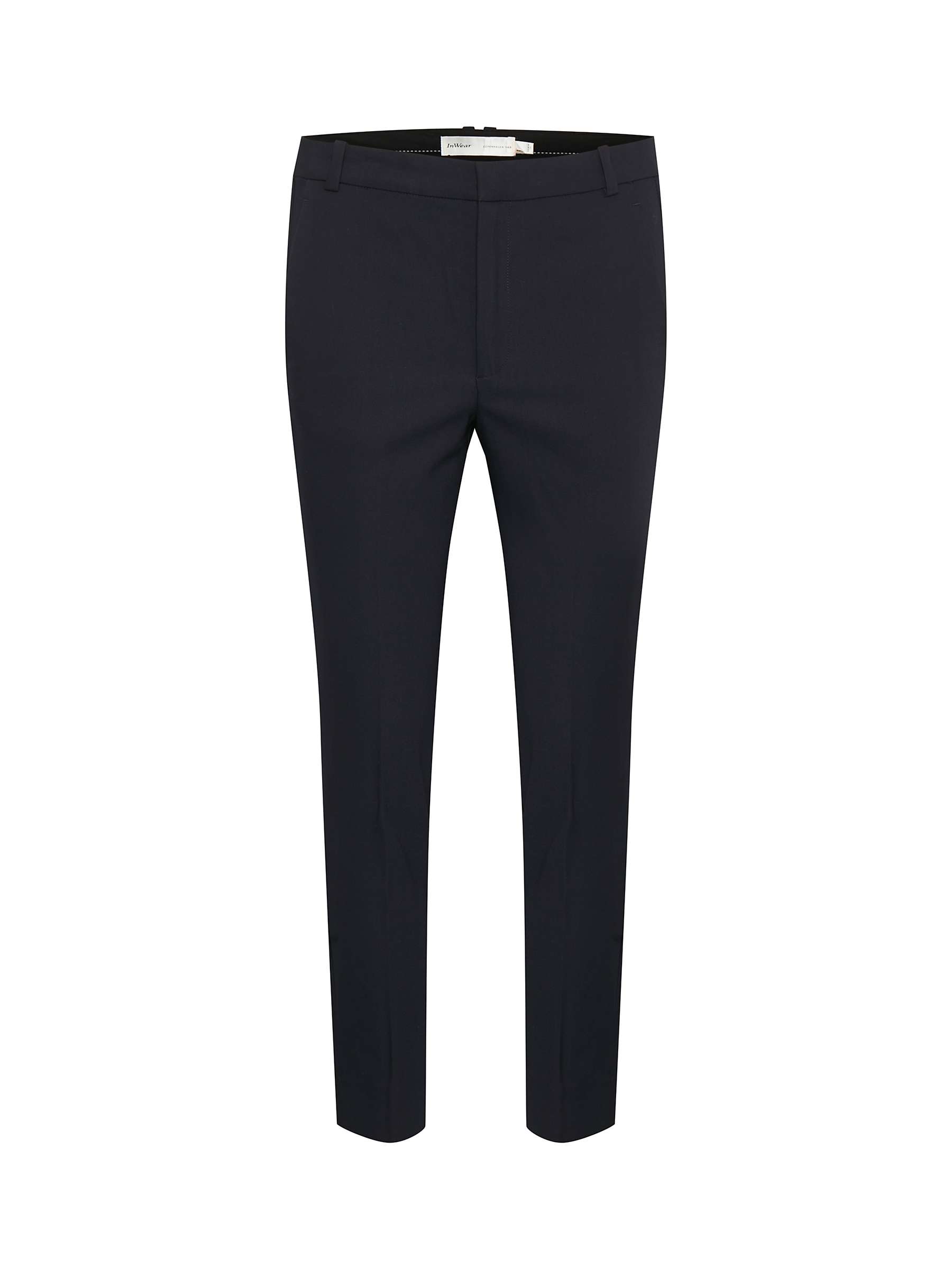 Buy InWear Zella Cotton Blend Trousers, Marine Blue Online at johnlewis.com