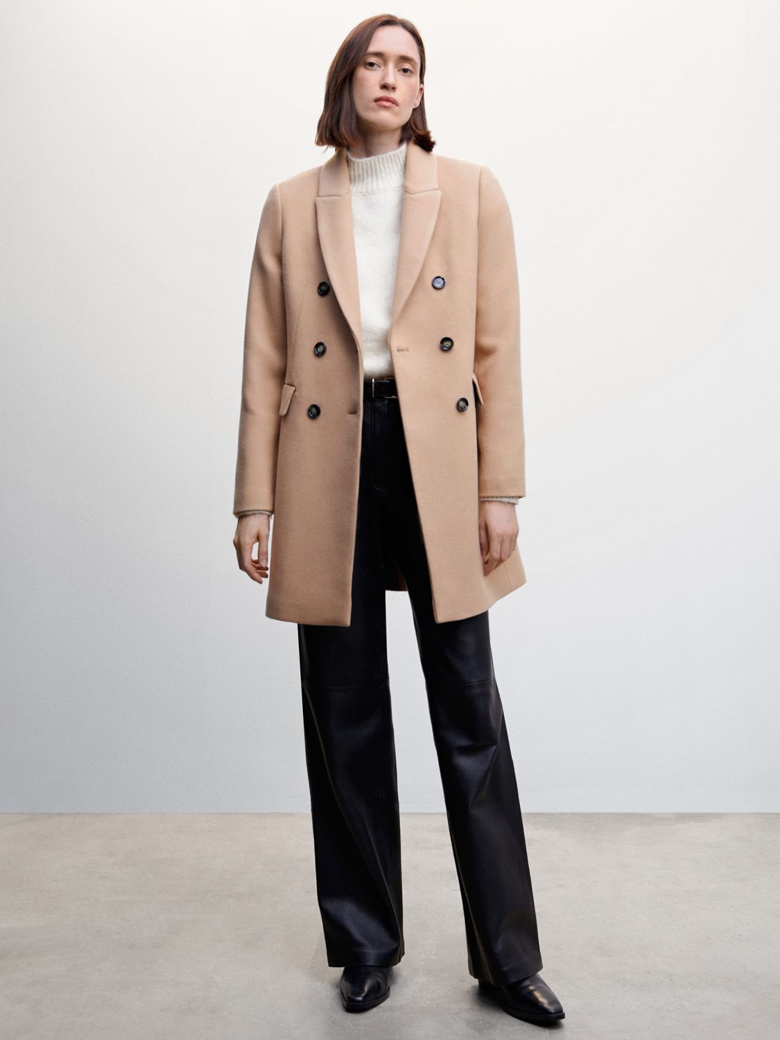 Tailored Single-Breasted Coat
