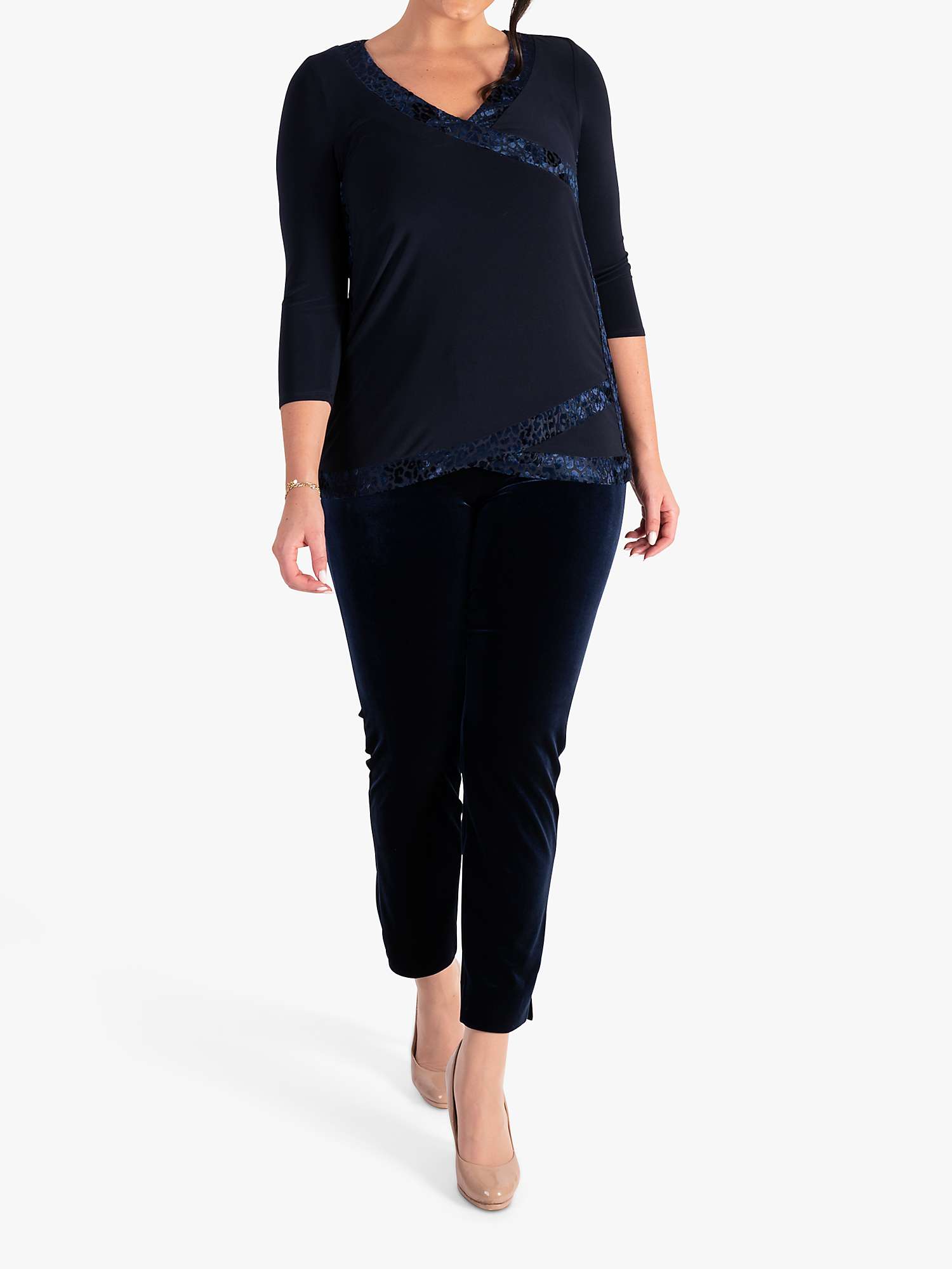 Buy chesca Faux Wrap Jersey Top Online at johnlewis.com
