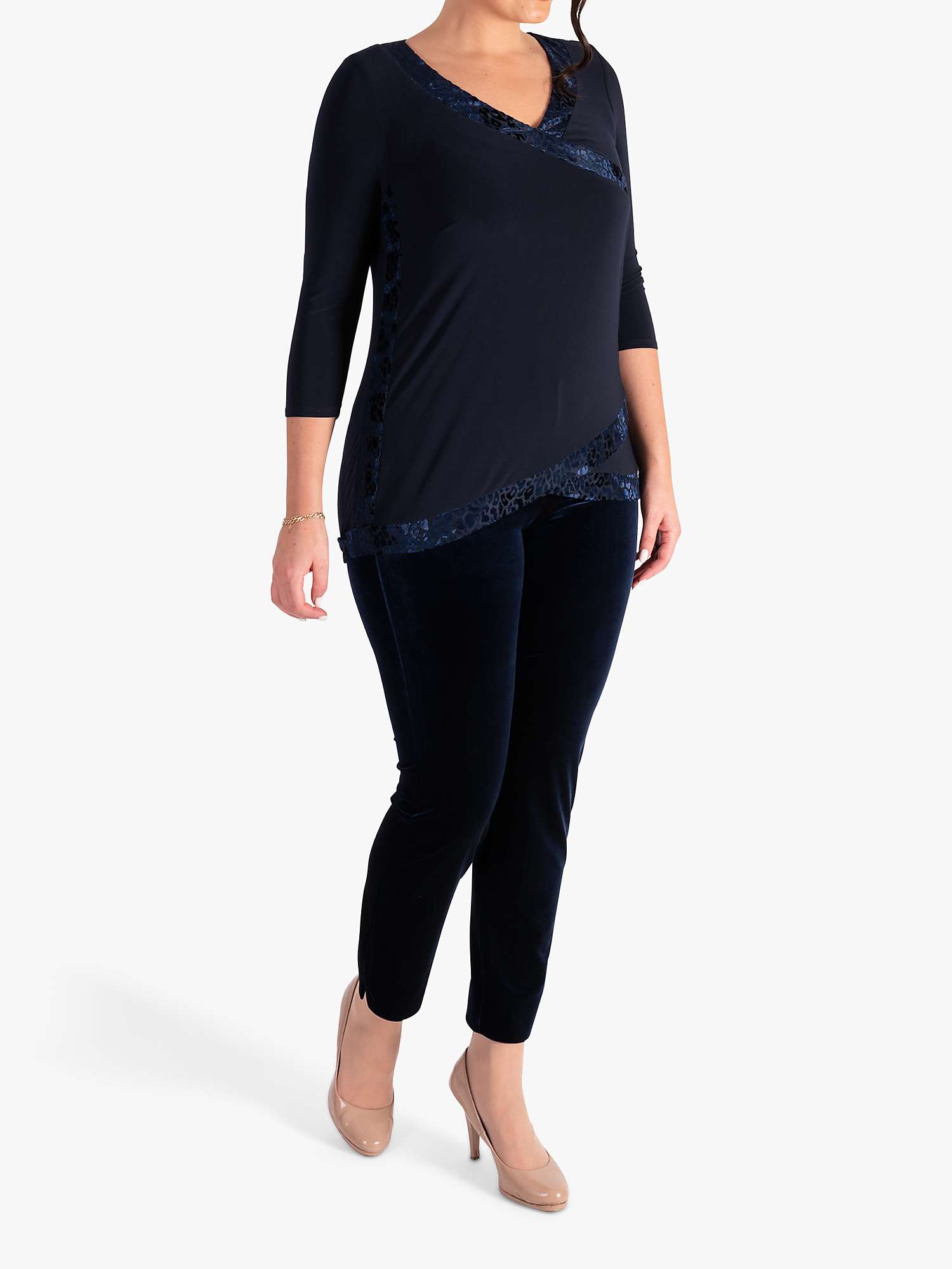 Buy chesca Faux Wrap Jersey Top Online at johnlewis.com