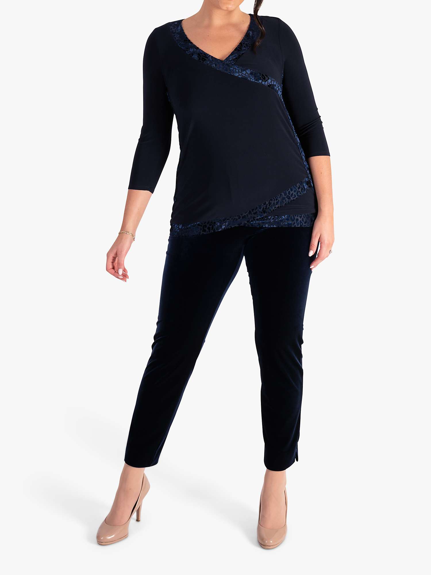 Buy chesca Faux Wrap Jersey Top Online at johnlewis.com