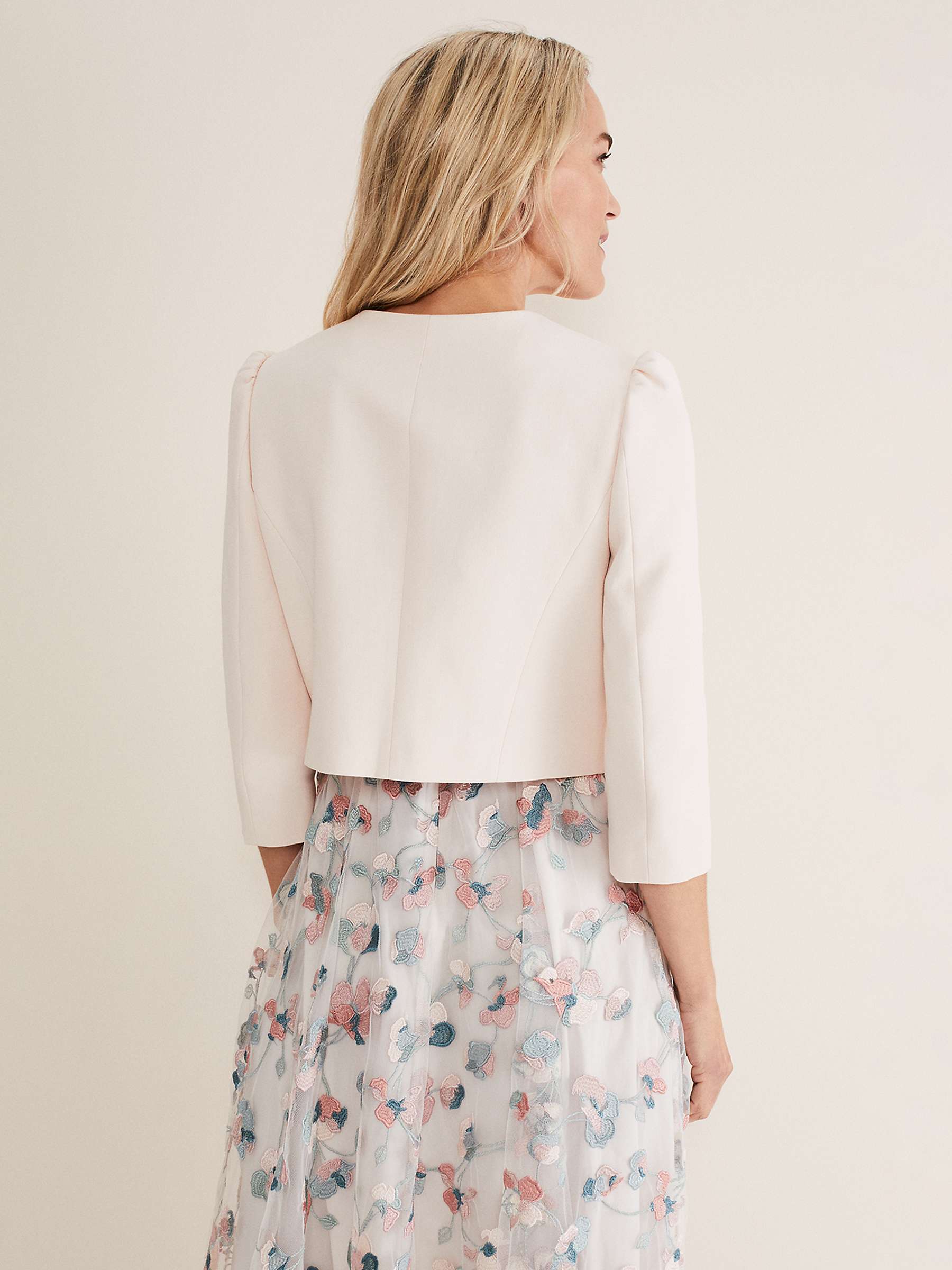 Buy Phase Eight Candace Pocket Jacket, Oyster Online at johnlewis.com