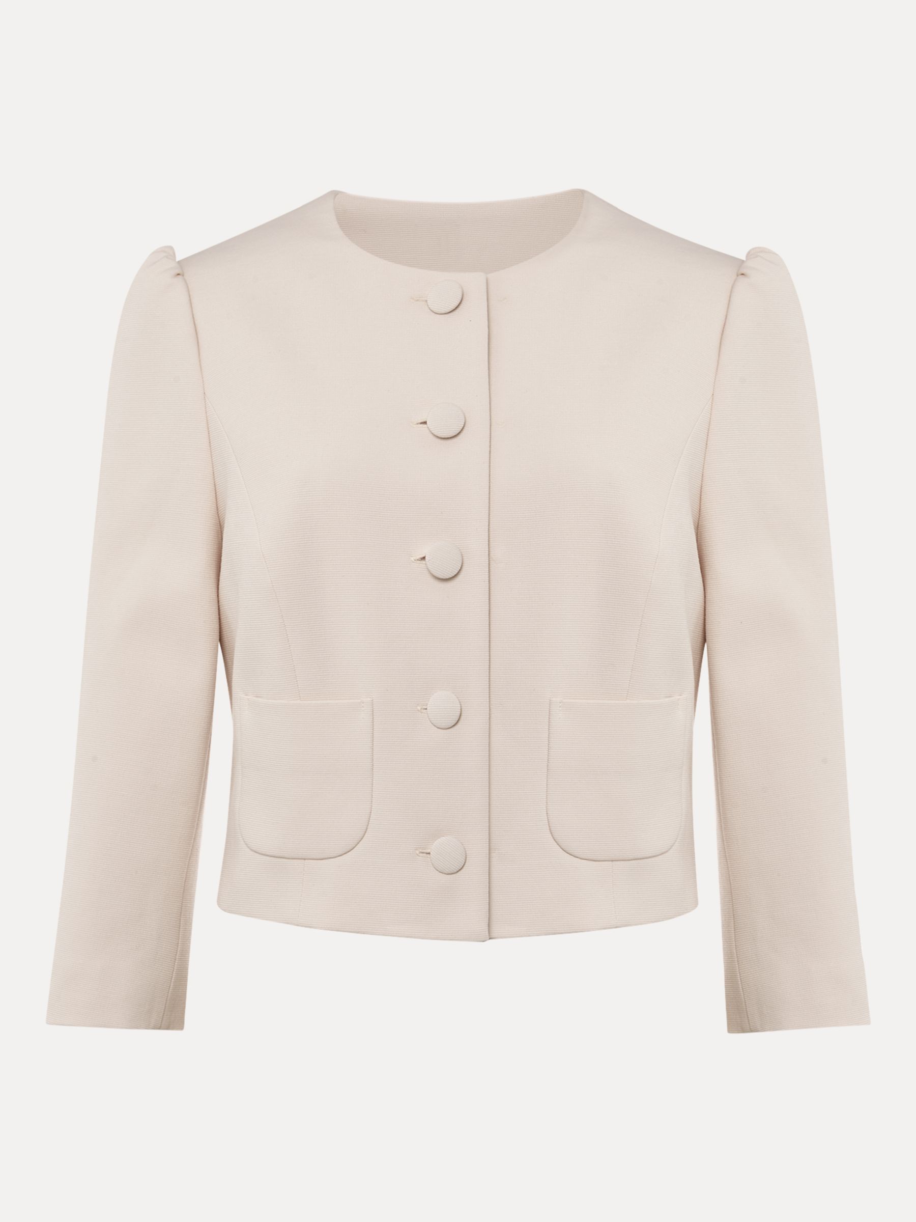Buy Phase Eight Candace Pocket Jacket, Oyster Online at johnlewis.com