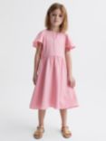 Reiss Kids' Maisie Satin Flared Party Dress