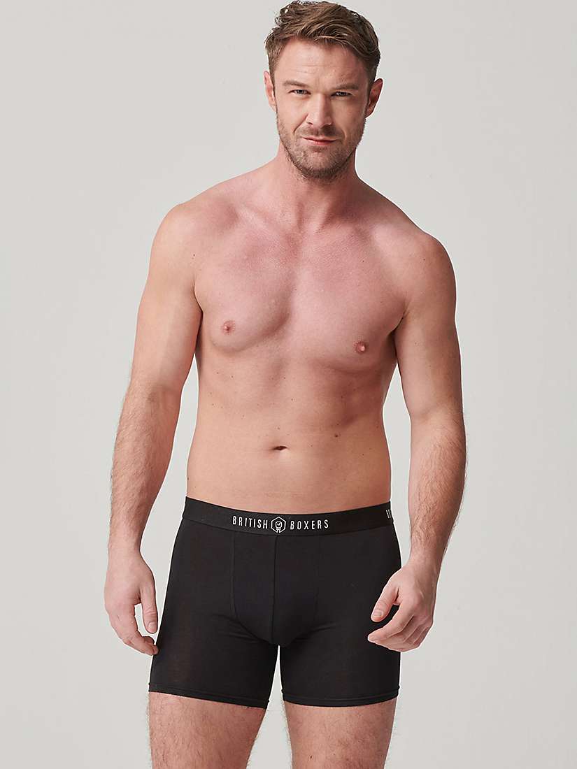 Buy British Boxers Bamboo Trunks, Pack of 4 Online at johnlewis.com