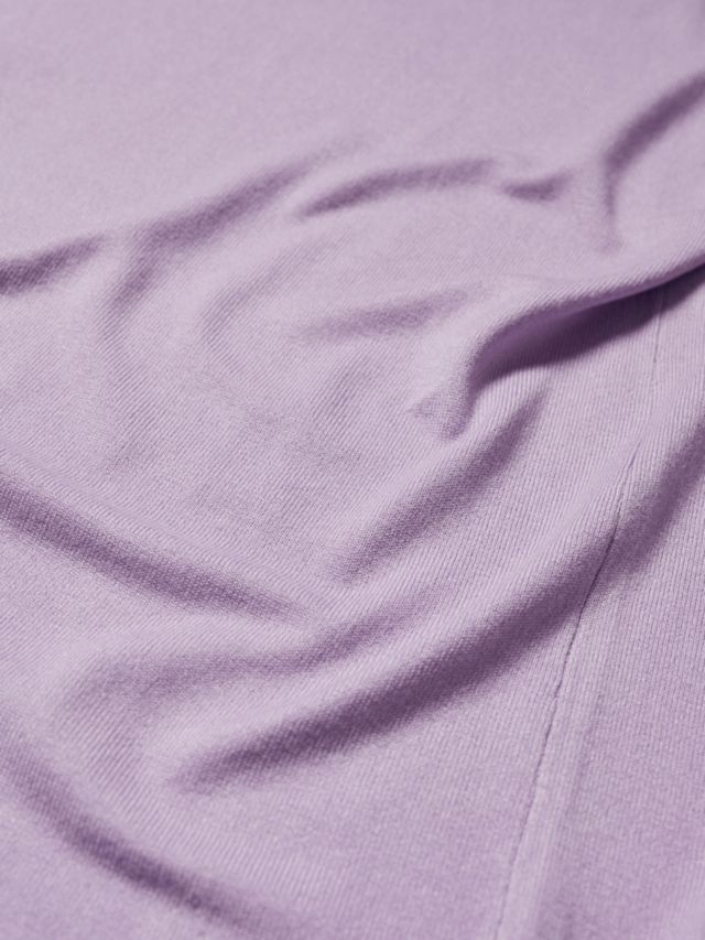 Mango Alma Long Cardigan, Pastel Purple, XXS