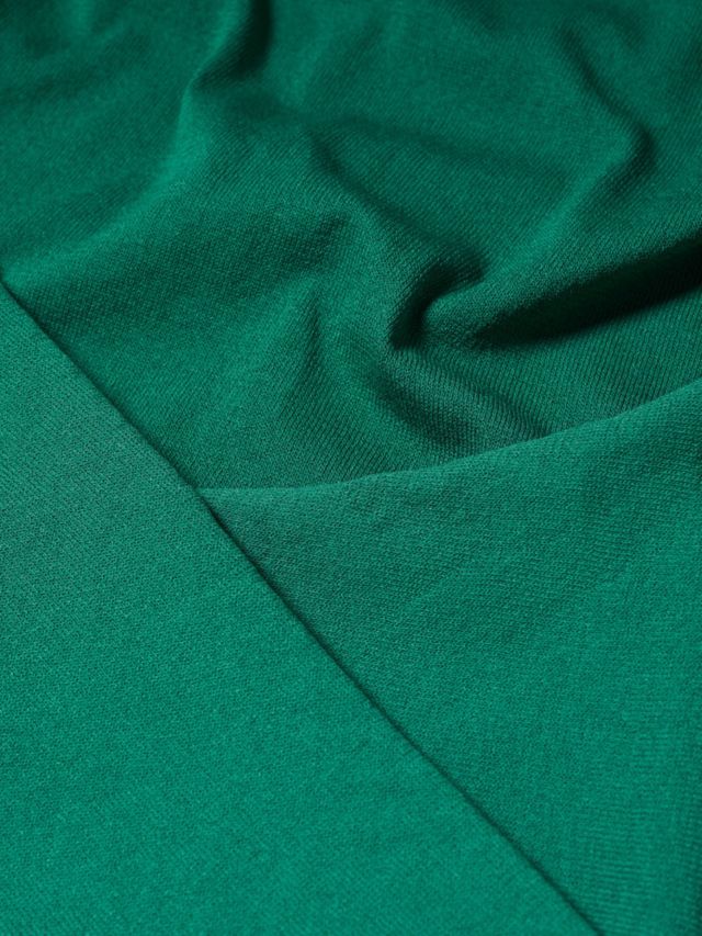 Mango Becky Knot Midi Dress, Green, 8