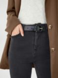 HUSH Amber Leather Buckle Jeans Belt