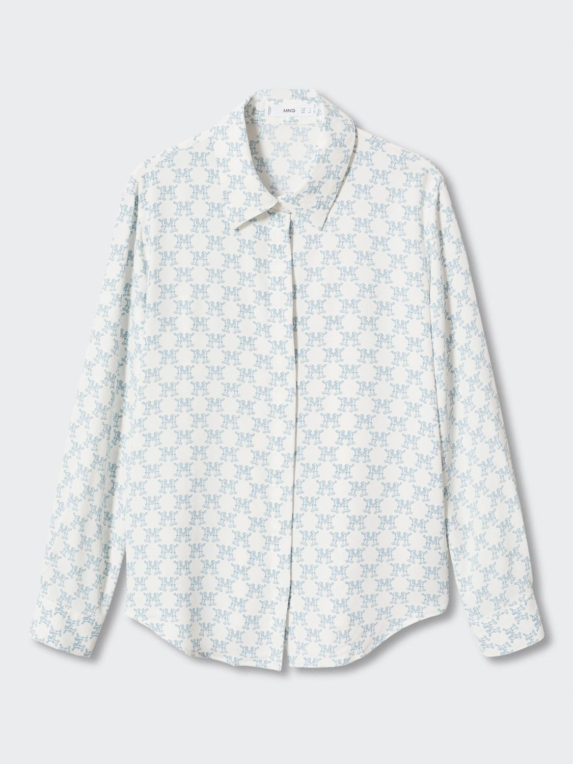 Louis Vuitton White Printed Cotton Blend Long Sleeve Shirt S Louis
