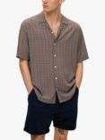 SELECTED HOMME Relaxed Fit Short Sleeve Shirt, Fog