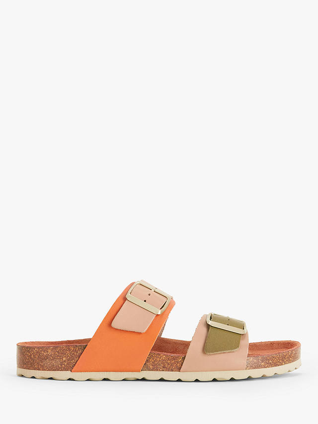 John Lewis Lolly Leather Sandals, Neutral Sand