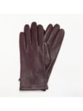 John Lewis Fleece Lined Women's Leather Gloves