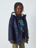 John Lewis Kids' Plain Borg Lined Mac Coat
