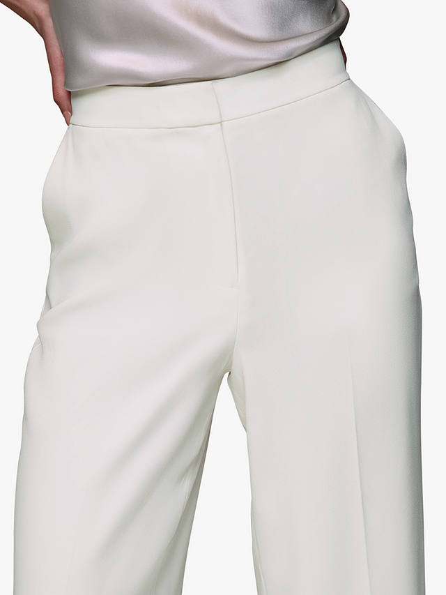 Whistles Annie Wedding Trousers, Ivory