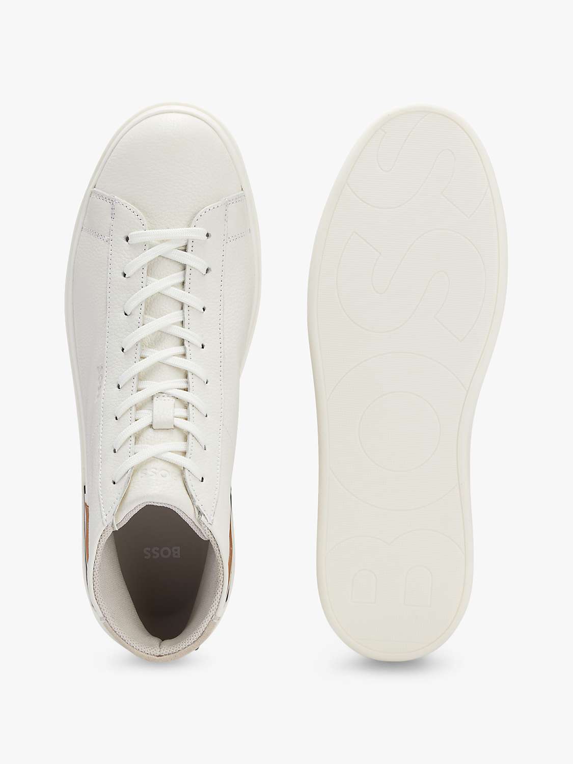 Buy BOSS Clint Hito High-Top Trainers Online at johnlewis.com