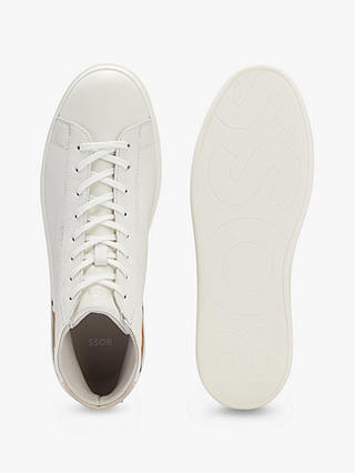 BOSS Clint Hito High-Top Trainers, White