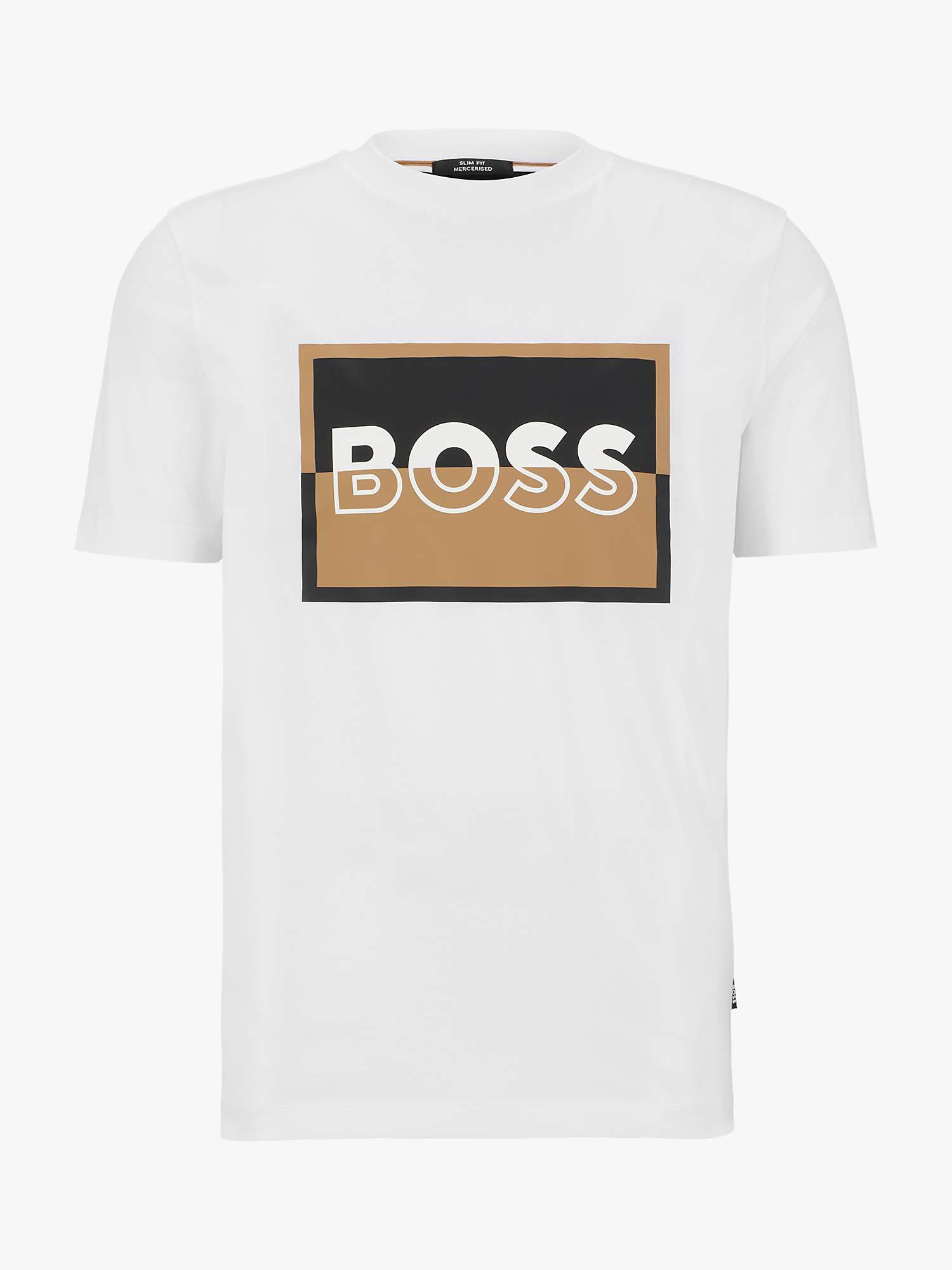 Buy BOSS Tessler 185 Graphic Logo T-Shirt Online at johnlewis.com
