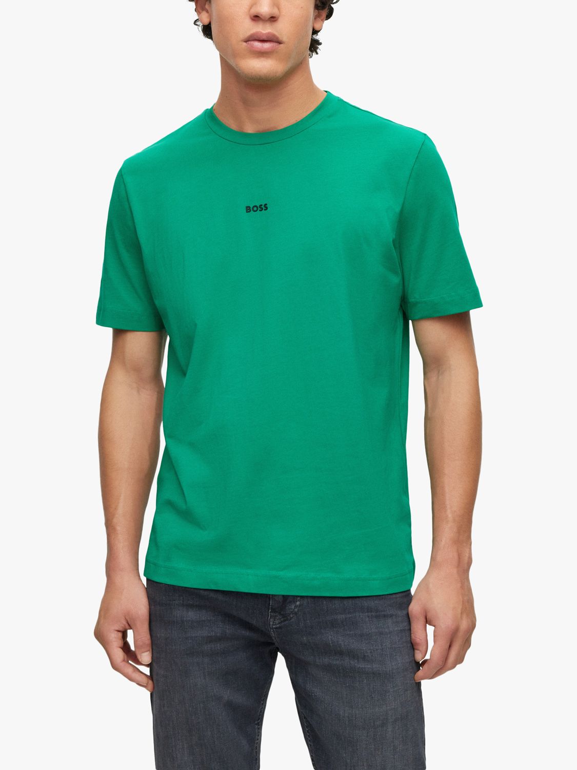 BOSS TChup Logo T-Shirt, Medium Green, S