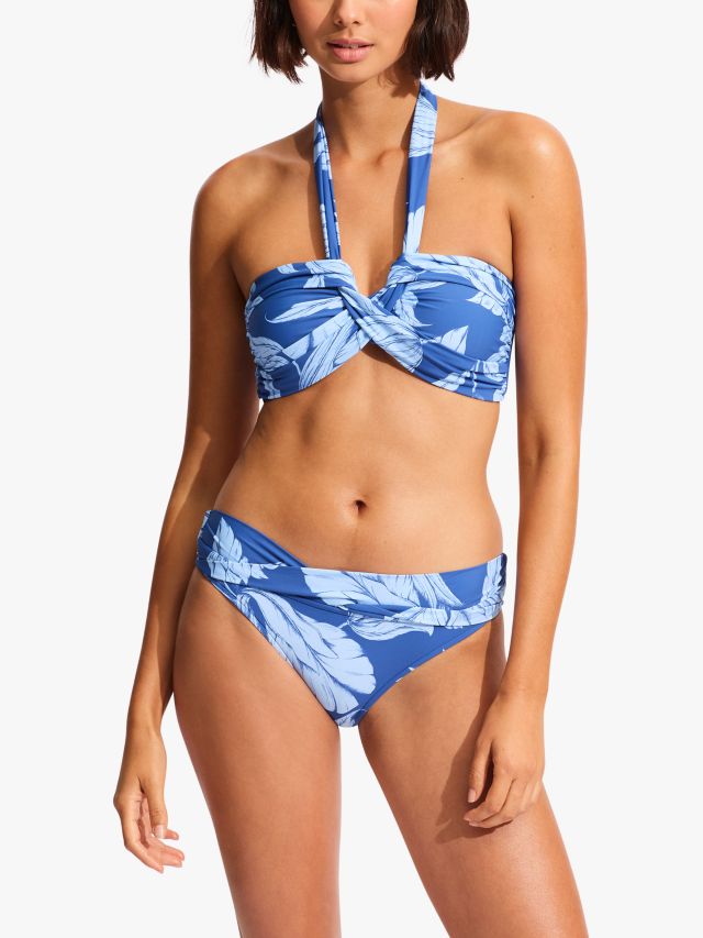 Seafolly Flower Festival Convertible Tankini Top F-Cups 