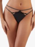 Playful Promises Ramona Strap Detail Illusion Mesh Thong