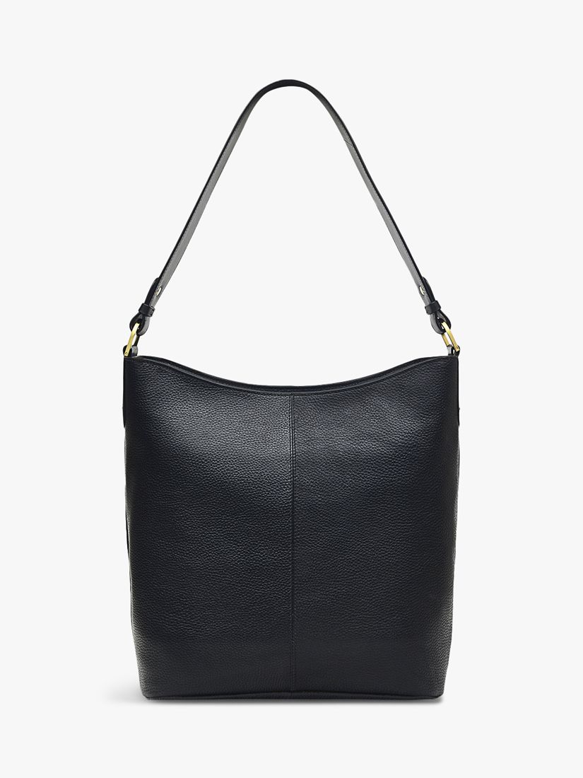 Radley Southwark Lane Leather Large Zip Top Shoulder Bag, Black