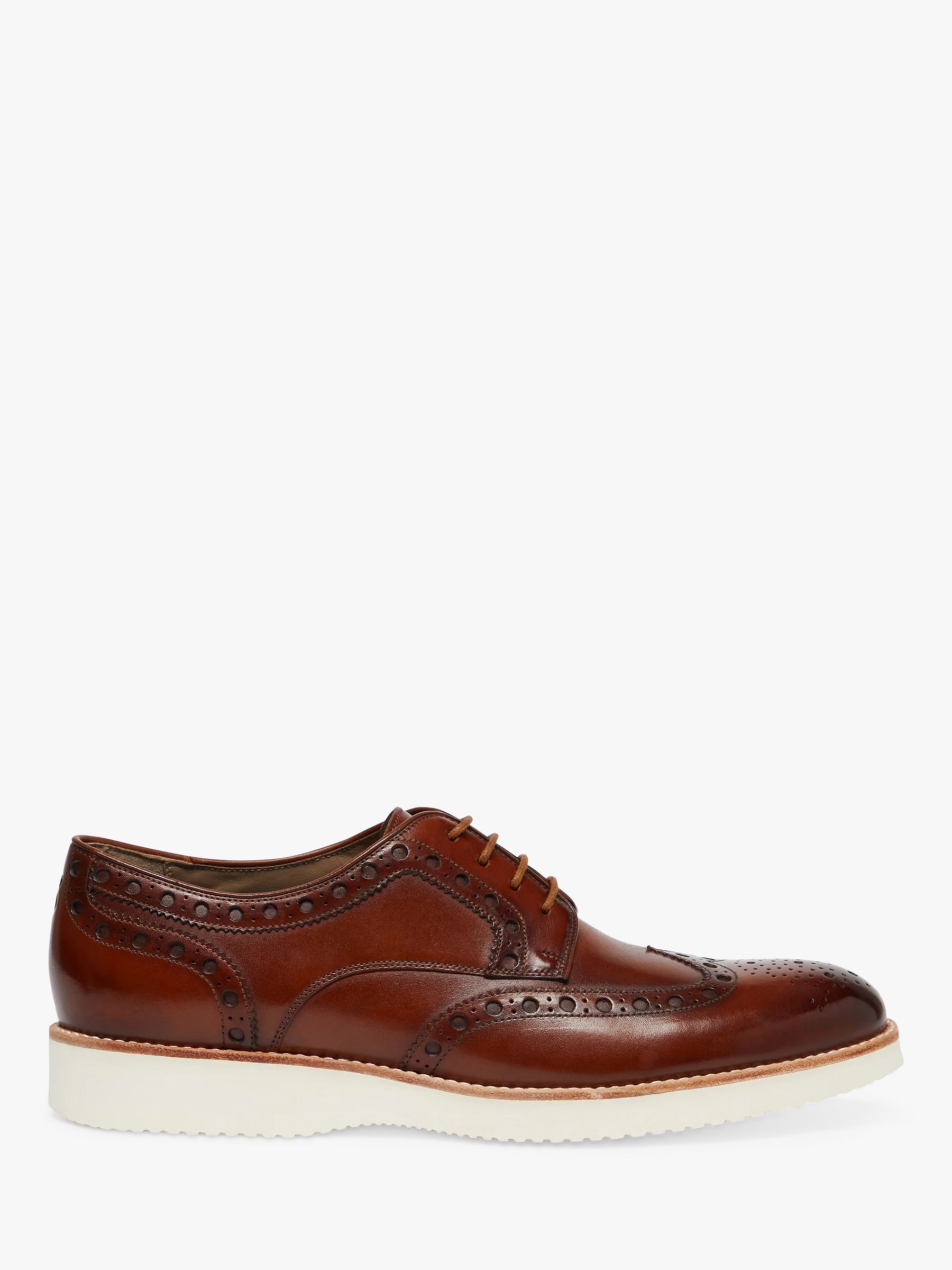 Oliver Sweeney Baberton Leather Brogue Derby Shoes, Tan