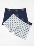 FatFace Land Rover Print Boxers, Pack of 2, Grey