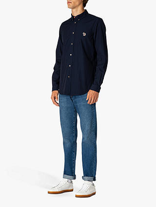 PS Paul Smith Tailored Fit Zebra Badge Shirt, Blues