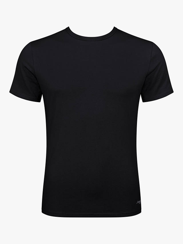 sloggi GO ABC Jersey Short Sleeve Lounge T-Shirt, pack of 2, Black 