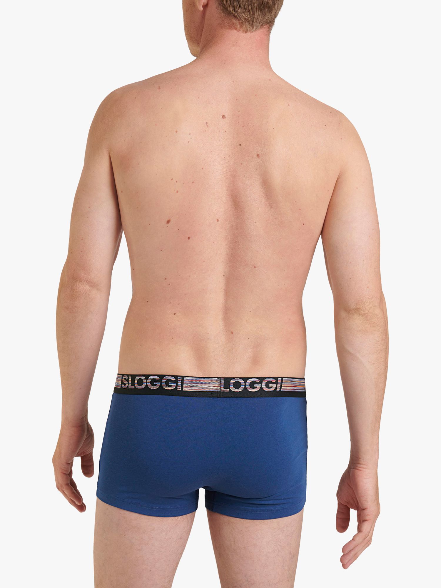 Buy sloggi GO ABC Natural Cotton Stretch Hipster Trunks, Pack of 6 Online at johnlewis.com
