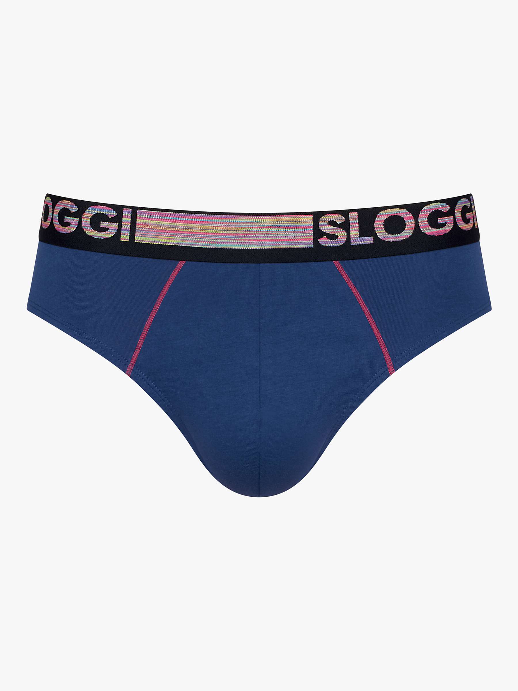 Buy sloggi GO ABC Natural Cotton Stretch Briefs, Pack of 6 Online at johnlewis.com