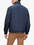 BOSS Crepin Reversible Zip Jacket, Dark Blue/Cream