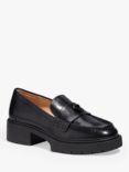Coach Leah Leather Loafers, Moss