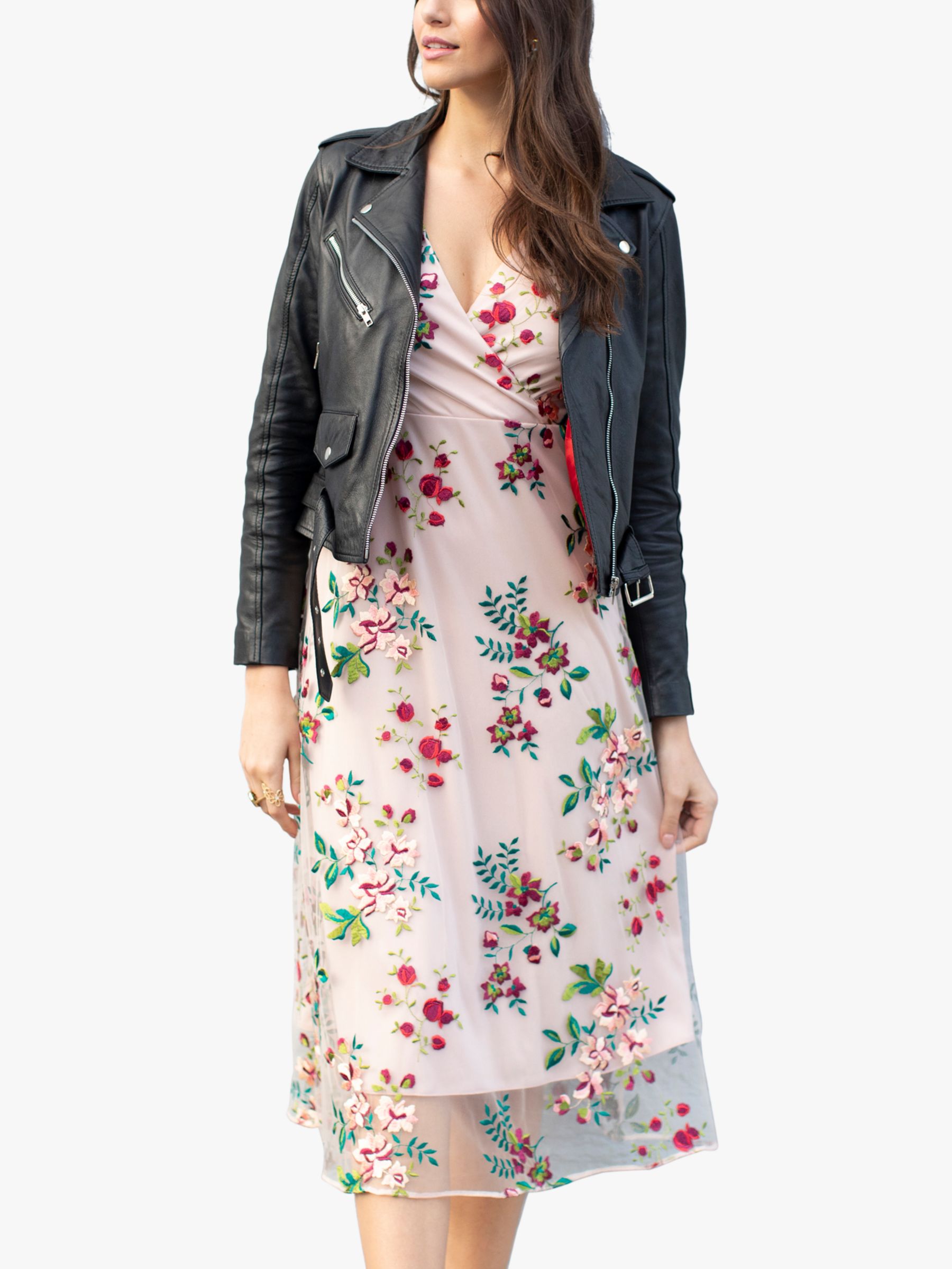 Alie Street Grace Midi Dress, Blushing Blooms, 6-8