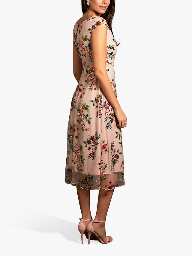 Alie Street Grace Midi Dress, Blushing Blooms