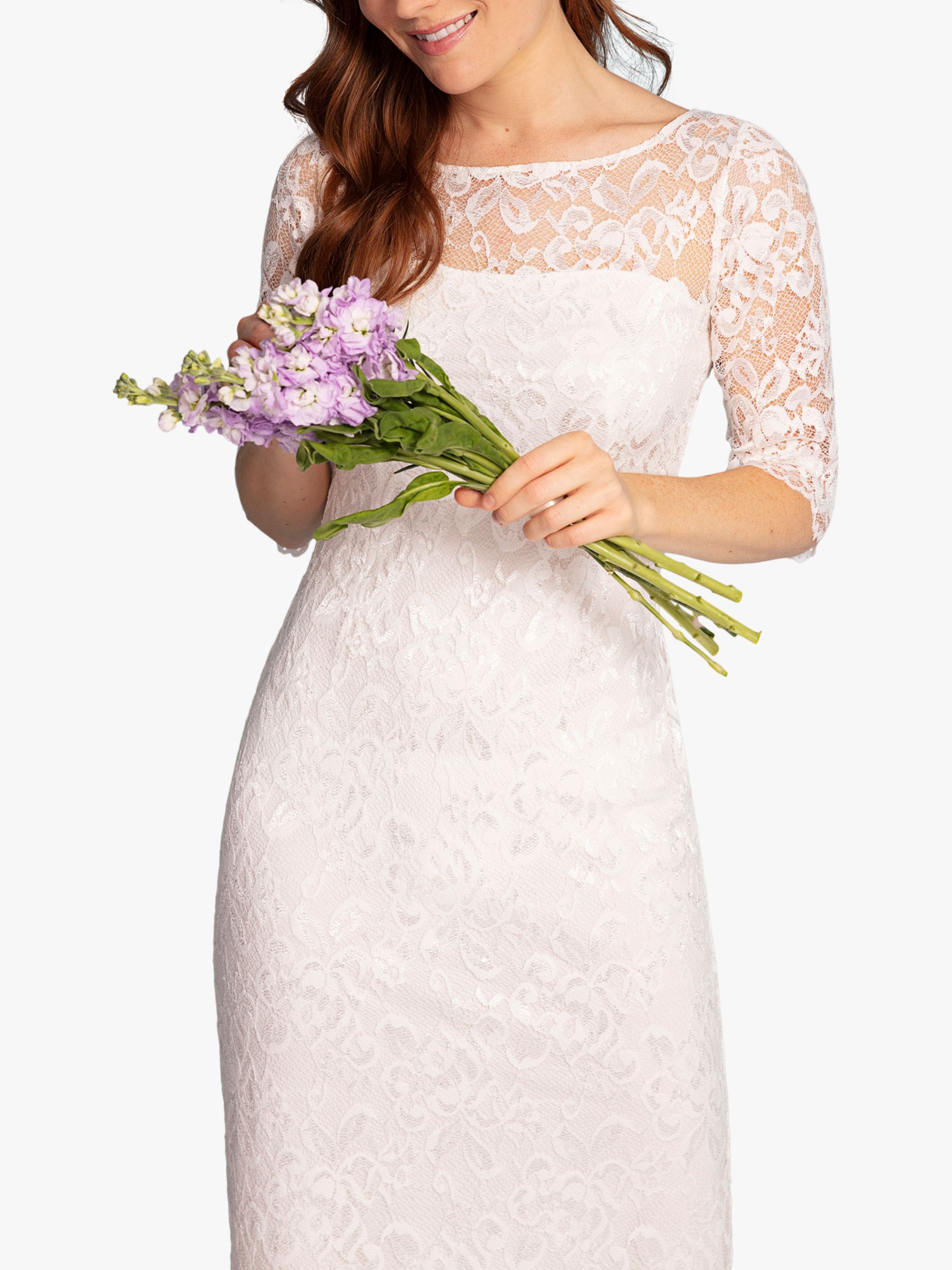 Alie Street Lila Lace Wedding Dress, Ivory, 6-8