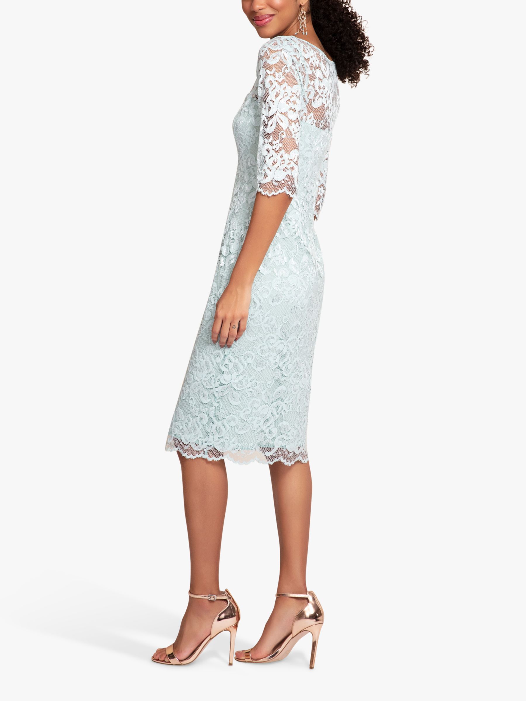 Alie Street Lila Lace Dress, Mint Green at John Lewis & Partners