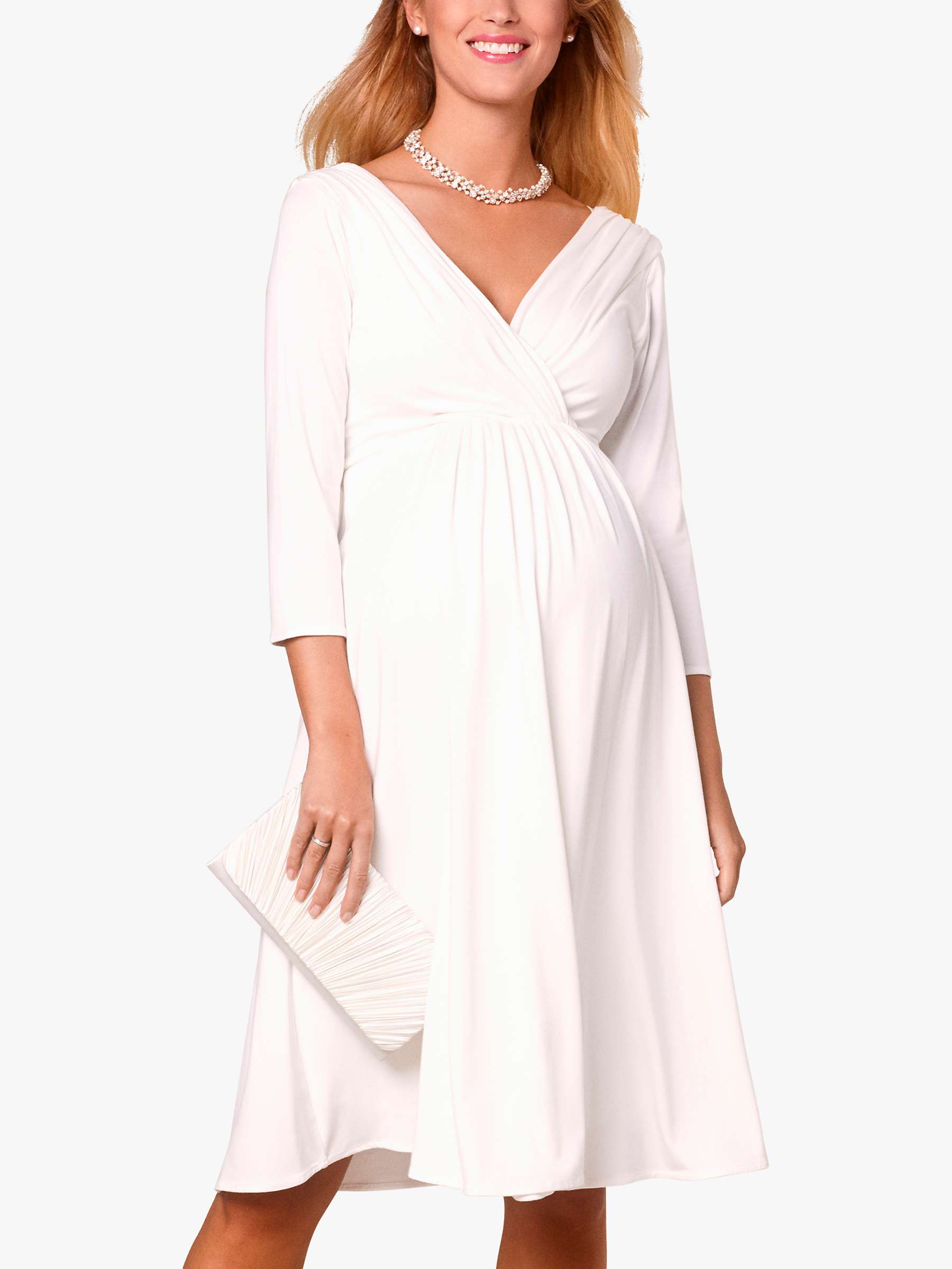 Buy Tiffany Rose Willow Maternity Short Wedding Dress, Ivory Online at johnlewis.com