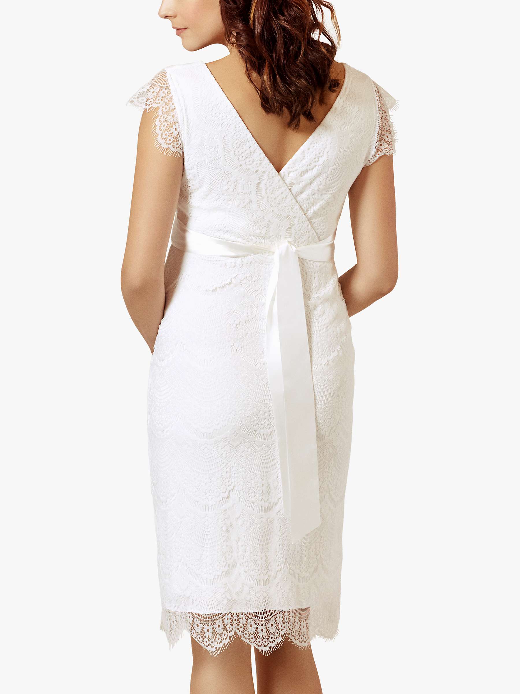 Buy Tiffany Rose Imogen Maternity Shift Wedding Dress, Ivory Online at johnlewis.com