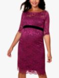Tiffany Rose Amelia Lace Maternity Dress, Orchid Pink