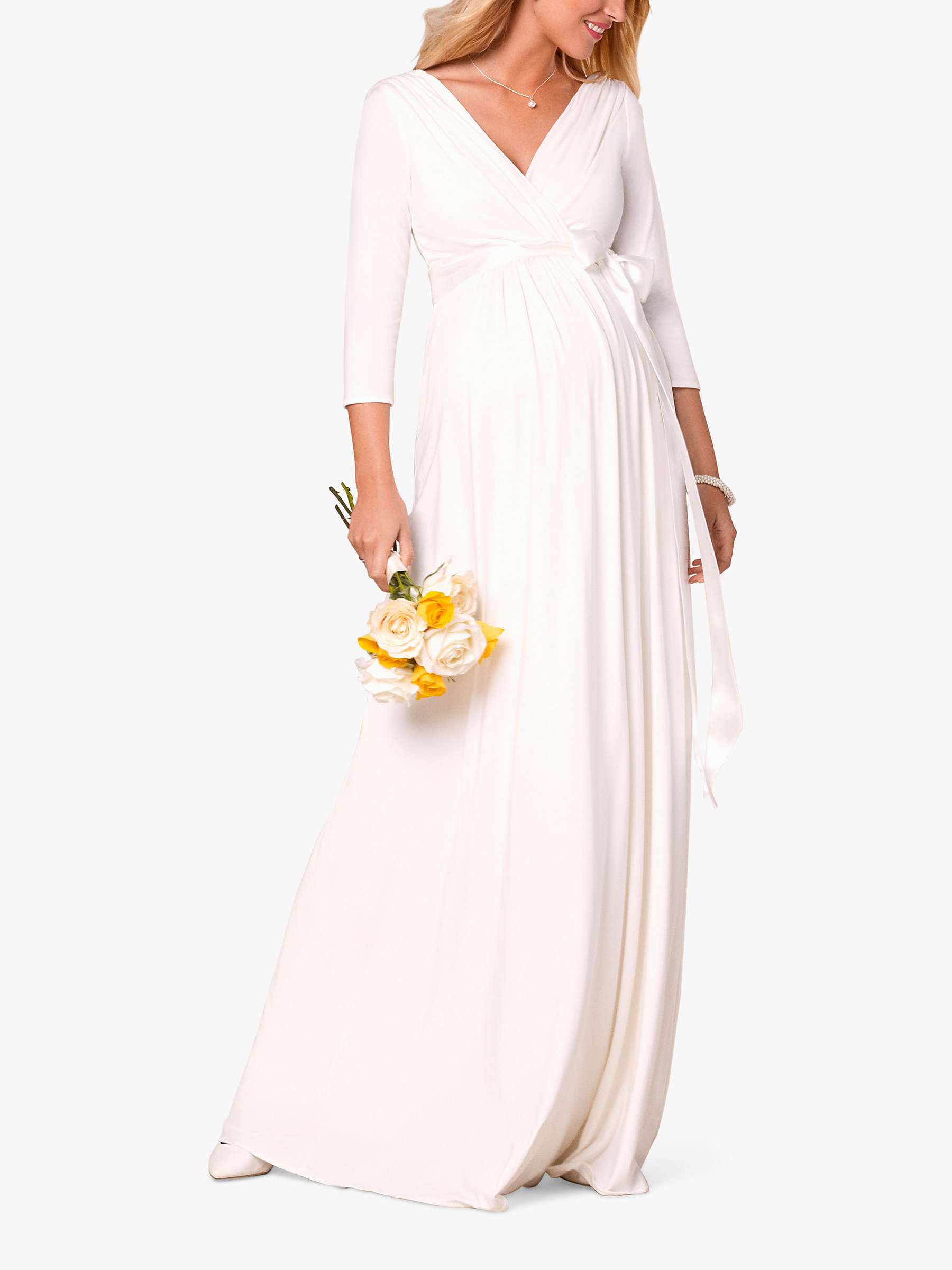 Buy Tiffany Rose Willow Maternity Wedding Dress, Ivory Online at johnlewis.com