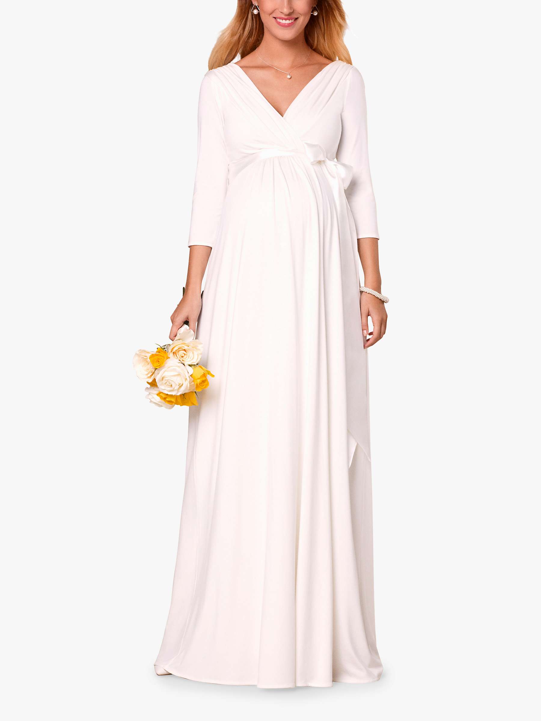 Buy Tiffany Rose Willow Maternity Wedding Dress, Ivory Online at johnlewis.com