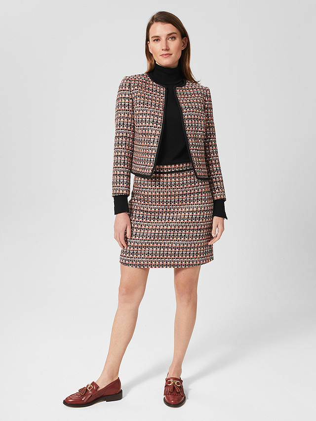 Hobbs Allie Tweed Skirt, Multi at John Lewis & Partners