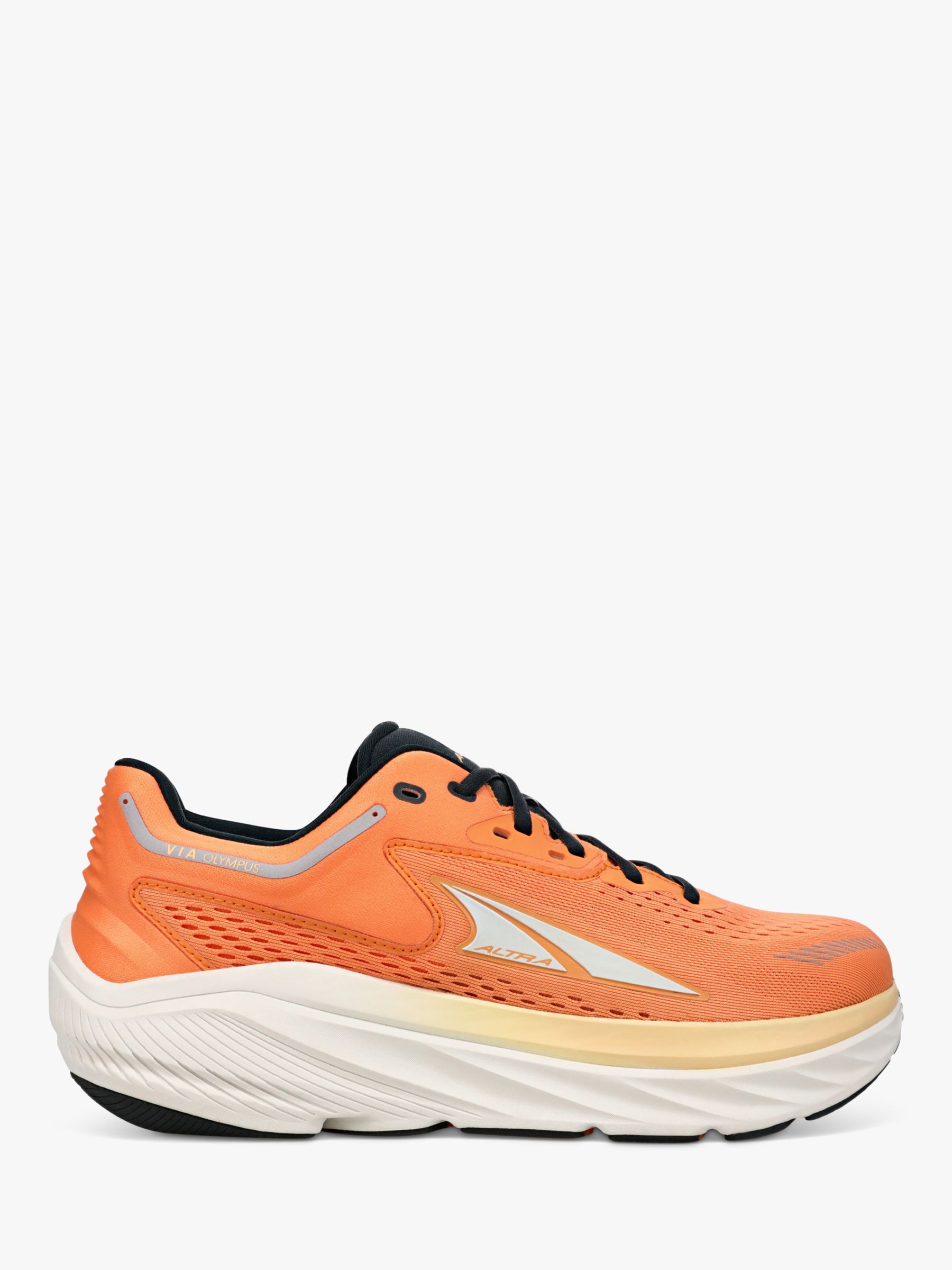 Altra VIA Olympus Men's Running Shoes, Black/Orange 013 at John Lewis ...