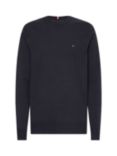 Tommy Hilfiger Organic Cotton Crew Neck Jumper, Desert Sky