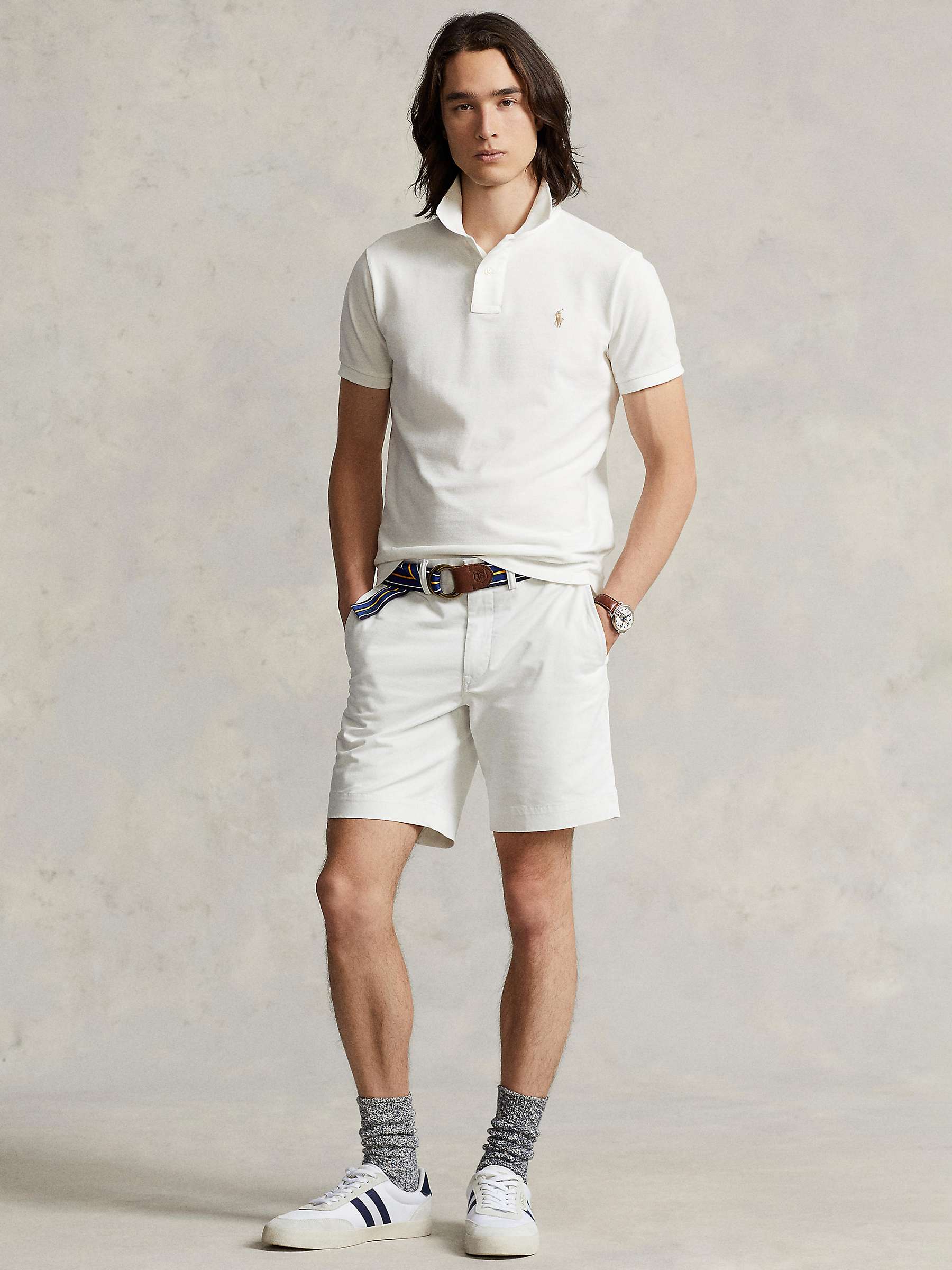 Buy Polo Ralph Lauren Short Sleeve Custom Slim Polo Shirt Online at johnlewis.com