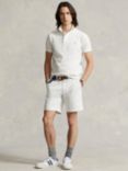 Polo Ralph Lauren Short Sleeve Custom Slim Polo Shirt, Deckwash White/C8645