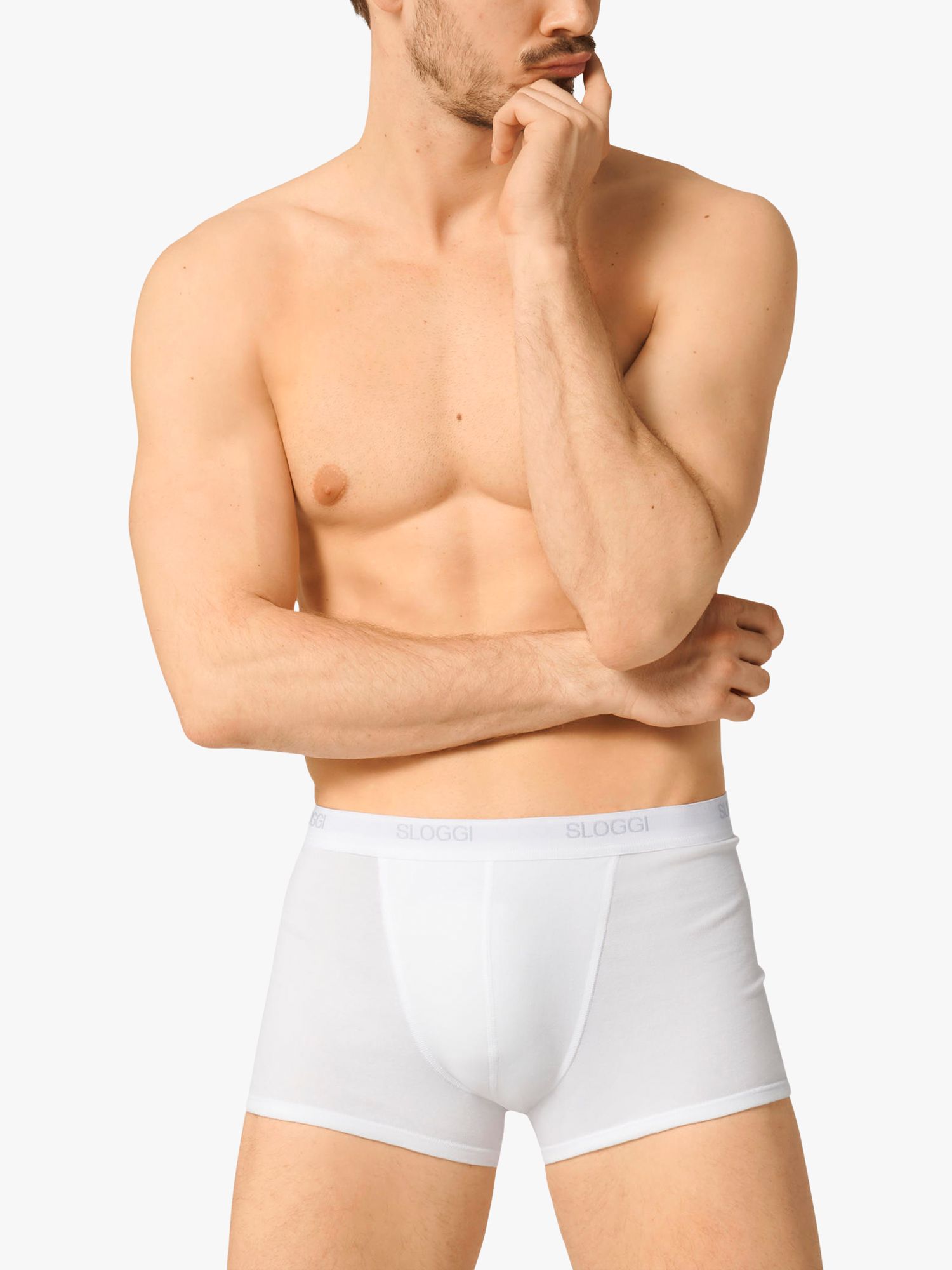 Sloggi Men Basic Briefs Midi Multipack 2P 94% Cotton Brief Pants Mens  Underwear