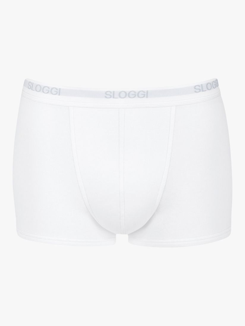 sloggi Basic Shorts, Pack of 2, White, S